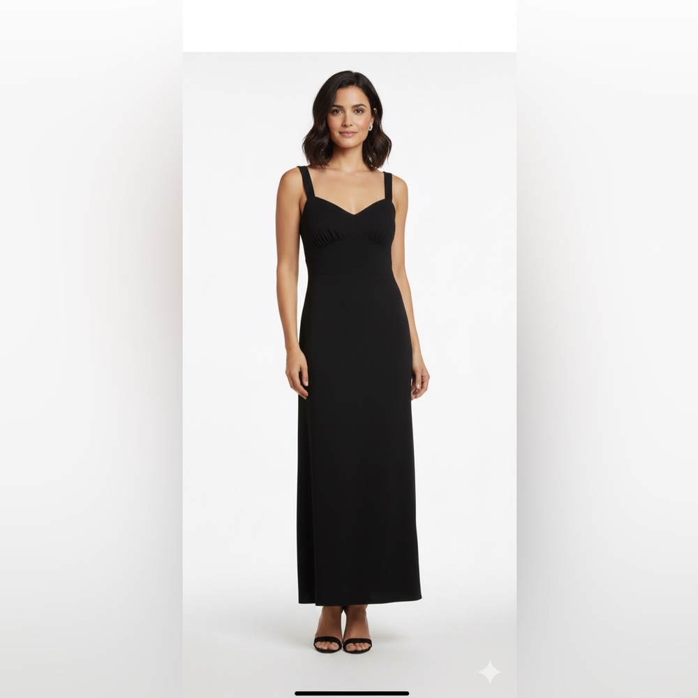 St. John Formal Evening Gown Backless Santana Knit Dress Size 4